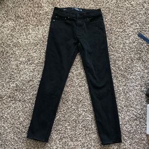 EUC hollister men’s black skinny jeans